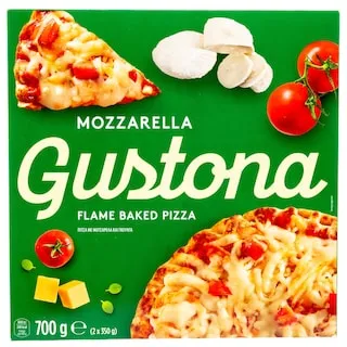 GUSTONA Πίτσα Μοτσαρέλα Γκούντα 2x350g