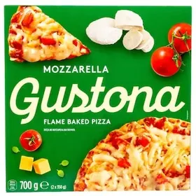 GUSTONA Πίτσα Μοτσαρέλα Γκούντα 2x350g