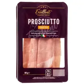 EXCELLENT Προσούτο Cotto Φέτες 80g