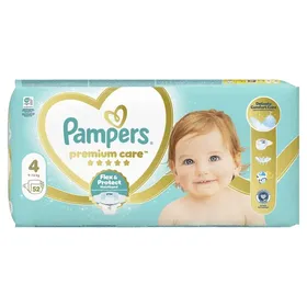 PAMPERS πάνες μωρού premium care No4 52 τεμάχια