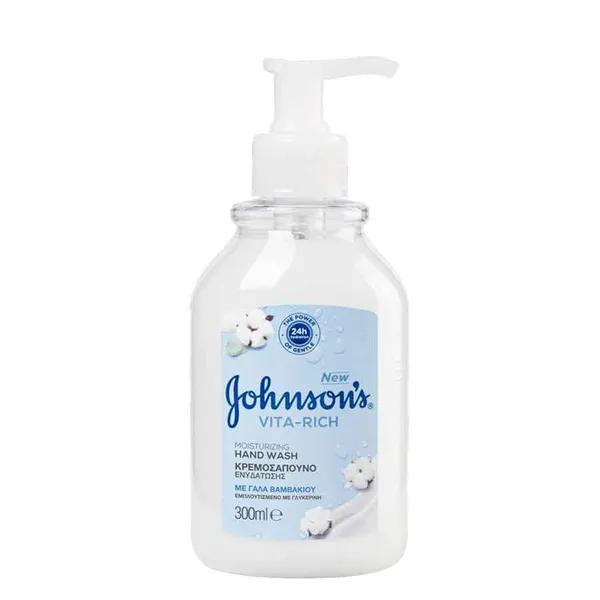 Johnson's Κρεμοσάπουνο Cotton Milk 300ml.