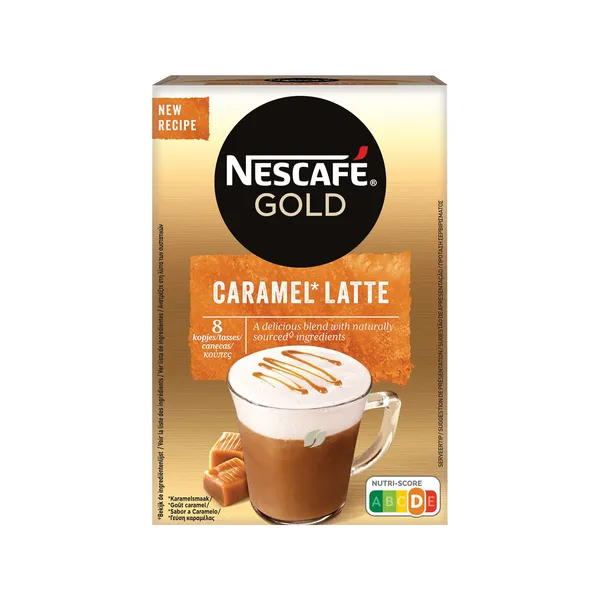 NESCAFÉ GOLD CARAMEL LATTE ΣΤΙΓΜΙΑΙΟ ΡΟΦΗΜΑ 8x17g
