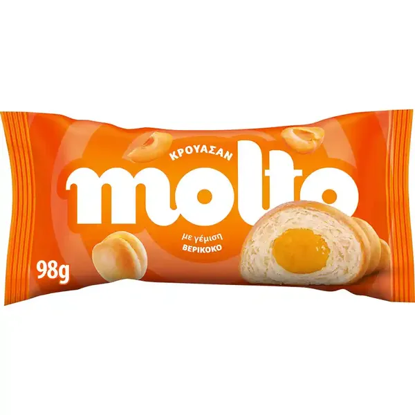 Molto Κρουασάν Με Βερίκοκο 98γρ.