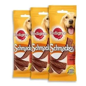 PEDIGREE Schmackos για σκύλο Μοσχάρι 5*7.2γρ.