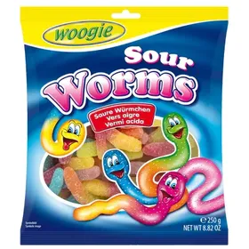 ζελεδάκια 250γρ φρουτένια αρκουδάκια / mini burger / sour worms