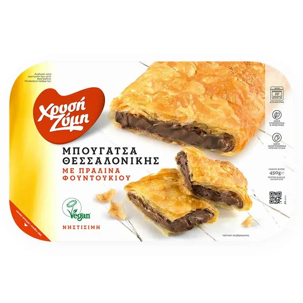 Χρυσή Ζύμη Μπουγάτσα Θεσσαλονίκης Πραλίνα 450gr