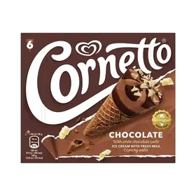 Algida Cornetto Choco Παγωτό 6x60gr 90ml