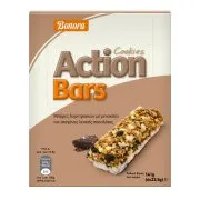 BONORA Action Μπάρες Δημητριακών με Μπισκότο & Σταγόνες Λευκής Σοκολάτας 6x23,5g