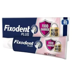 Fixodent Plus Food Barrier Στερεωτική Κρέμα για ολικές και μερικές οδοντοστοιχ...