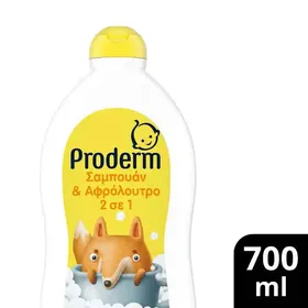 Proderm Kids Σαμπουάν & Αφρόλουτρο 700ml.