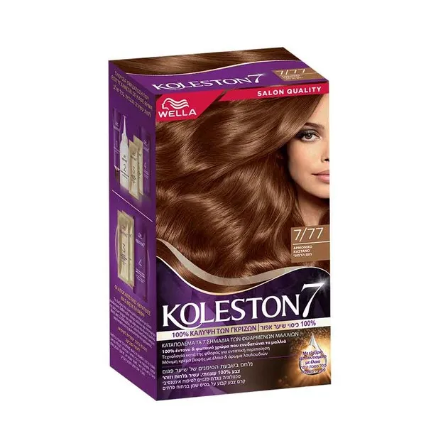 Βαφή μαλλιών KOLESTON No7/77