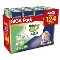 Πάνες Βρακάκι Babylino Pants Economy Unisex Extra Large No.6 13-18kg 4X31 τεμ