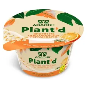 Επιδόρπιο Βρώμης με Πορτοκάλι - Περγαμόντο Plant'd ΔΩΔΩΝΗ 150g