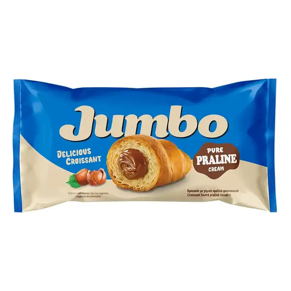 Jumbo Delicious Κρουασάν Με Πραλίνα Φουντουκιού 110γρ.
