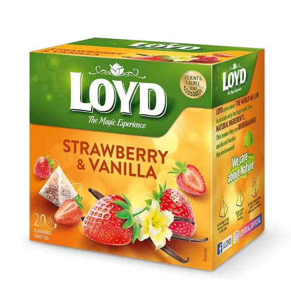 Loyd Αρωματικό Τσάι Φράουλα & Βανίλια 20x2γρ.