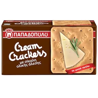 CREAM CRACKERS Κράκερς Σίκαλης 175g
