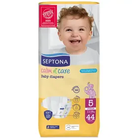 Septona Calm N' Care Βρεφικές Πάνες Junior No5 (11-25kg.) 44τεμ.