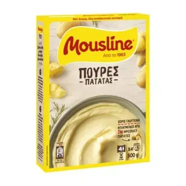 Mousline Πουρές Πατάτας 500gr (4x125gr)