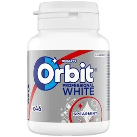 ORBIT Τσίχλες White Teeth Μπουκάλι 46 Τεμάχια