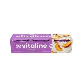 ΔΕΛΤΑ Vitaline Ροδάκινο 1% Λιπαρά Επιδόρπιο Γιαουρτιού 3*180γρ