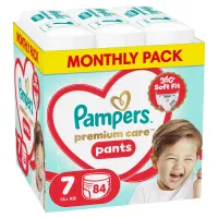 Πάνες Βρακάκι Μέγεθος 7 Pampers Premium Care Pants 84τεμ