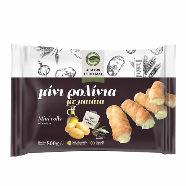 Μίνι ρολίνια ΜΑΣΟΥΤΗΣ ΑΠΟ ΤΟΝ ΤΟΠΟ ΜΑΣ με πατάτα 800γρ. κτψ.