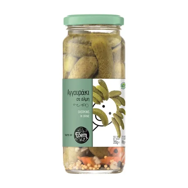 Αγγουράκι ΕΔΕΜ σε Άλμη Vegan 185g