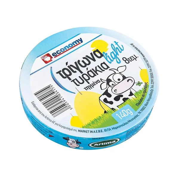 τρίγωνα τυράκια ή light