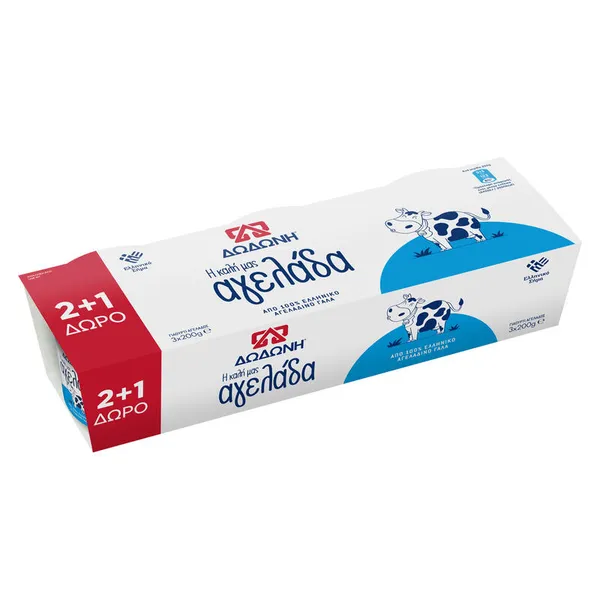 γιαούρτι αγελάδος 2% ή 3,9% 3×200γρ.