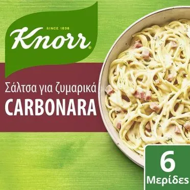 Knorr Σάλτσα για Ζυμαρικά σε φάκελο Carbonara 88γρ.