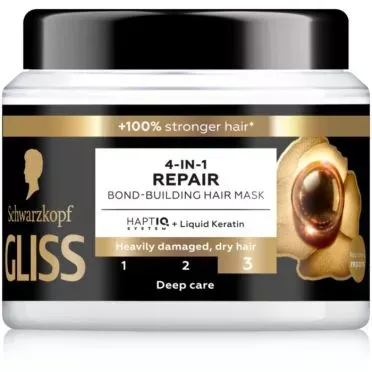Schwarzkopf Gliss Bond Μάσκα Μαλλιών Building Repair 4σε1 400ml.