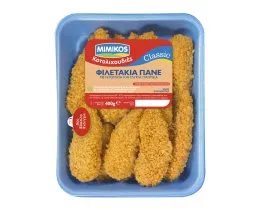 ΜΙΜΙΚΟΣ Κοτόπουλο Στήθος Φιλέτα Πανέ Ψημένα 400 gr
