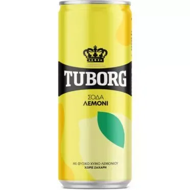TUBORG Σόδα με Λεμόνι Χωρίς ζάχαρη 330ml