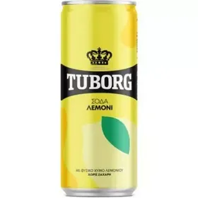 TUBORG Σόδα με Λεμόνι Χωρίς ζάχαρη 330ml