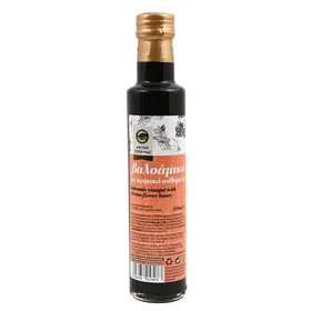 Μασούτης Από Τον Τόπο Μας Ξύδι Balsamico Με Μέλι Κρήτης 250ml.