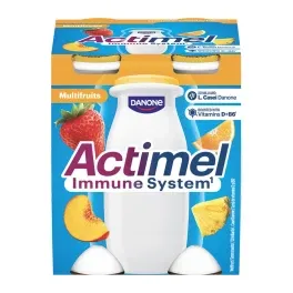 Actimel Ρόφημα Γιαουρτιού Multifruit 4x100gr