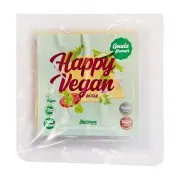 Αναπλήρωμα HAPPY VEGAN με γεύση Gouda σε φέτες Χωρίς γλουτένη Χωρίς λακτόζη 160g