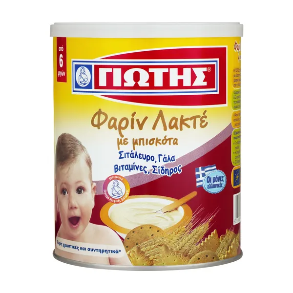 Φαρίν Λακτέ με Μπισκότα 6+ μηνών 300g
