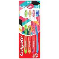 Colgate Οδοντόβουρτσα Twist Συσκευασία 4 τεμ.