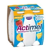 DANONE Actimel Immune System Ρόφημα Γιαουρτιού Διάφορα Φρούτα 4x100g