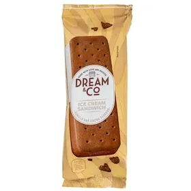 DREAM & CO Παγωτό Sandwich Βανίλια Κακάο 80g