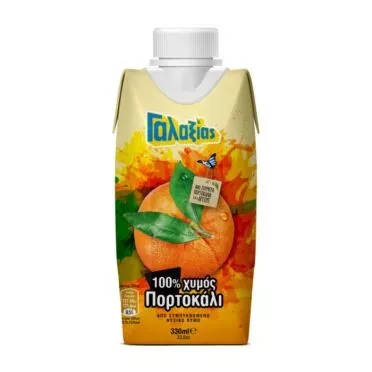 ΓΑΛΑΞΙΑΣ 100% ΦΥΣ.ΧΥΜΟΣ ΠΟΡΤΟΚΑΛΙ 330ML.