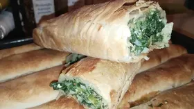 Σπανακόπιτα με Χειροποίητο Φύλλο
