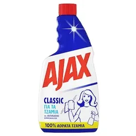 AJAX Καθαριστικό Τζαμιών Classic Ανταλλακτικό 500ml