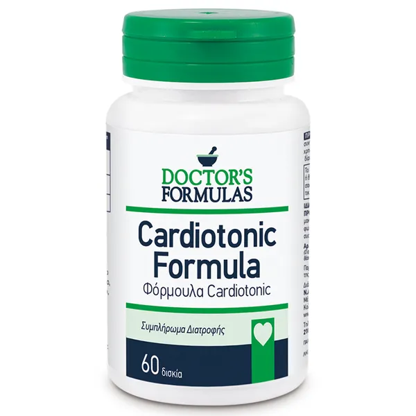 DOCTORS FORMULAS Συμπλήρωμα διατροφής τόνωσης καρδιάς (Cardiotonic) 60 ταμπλέτες