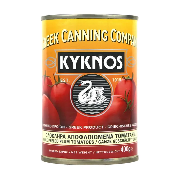 ΚΥΚΝΟΣ Ντοματάκια ολόκληρα αποφλοιωμένα 400g