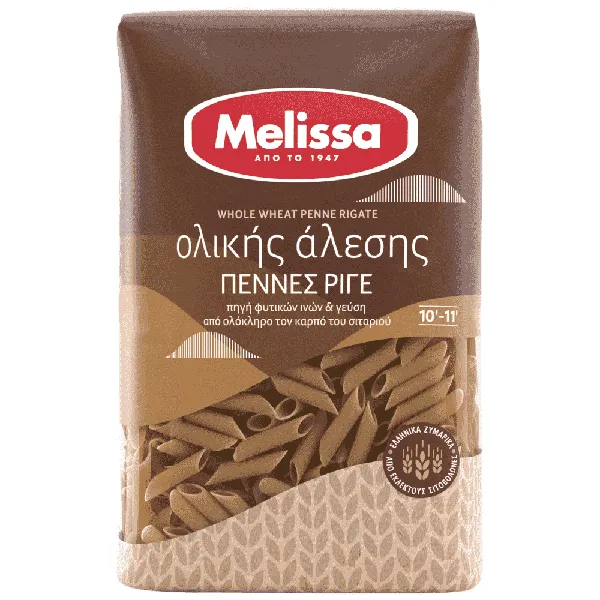 MELISSA πέννες ριγέ ολικής άλεσης 500g
