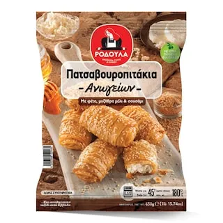 ΡΟΔΟΥΛΑ Πατσαβουροπιτάκια Ανωγείων Με Φέτα, Μέλι & Σουσάμι 650gr