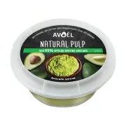 Άλειμμα Avocado AVOEL Natural Pulp Vegan Χωρίς γλουτένη Χωρίς προσθήκη ζάχαρης 125g