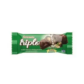 Triplo σοκολάτα 50γρ • γάλακτος / φουντούκι / φυστικοβούτυρο